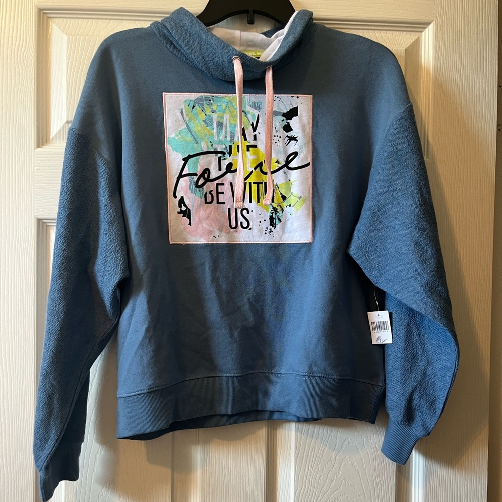 Star Wars “may the force be with us” Disney parks mock hood sweatshirt